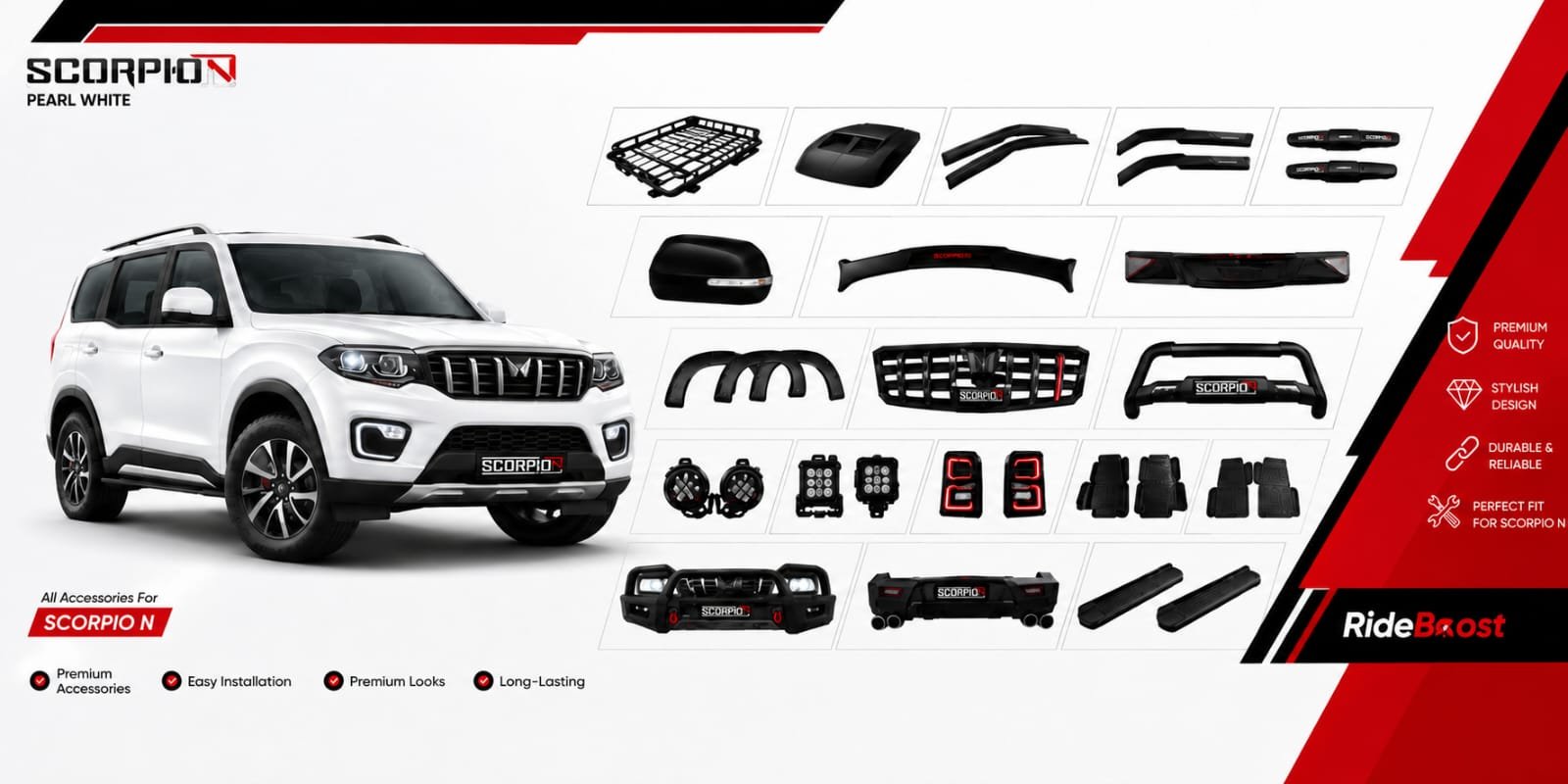 Scorpio N Car Accessories Shop near me